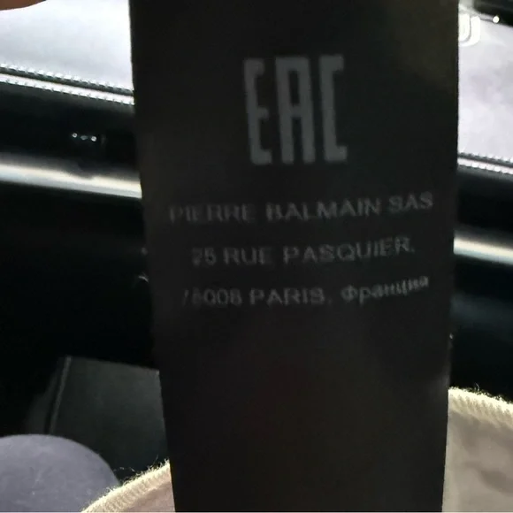 Balmain White Casual Cap - Picture 4 of 4